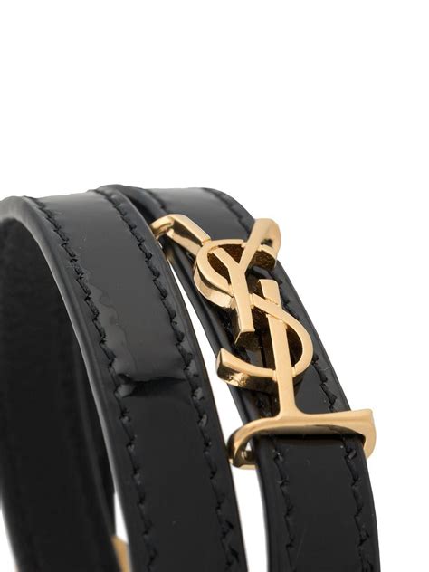 ysl bracelet leather|yves saint laurent leather bracelet.